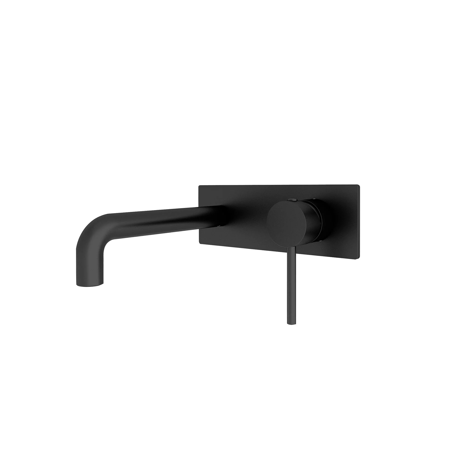 Nero Dolce Wall Basin/Bath Mixer - Black Matte