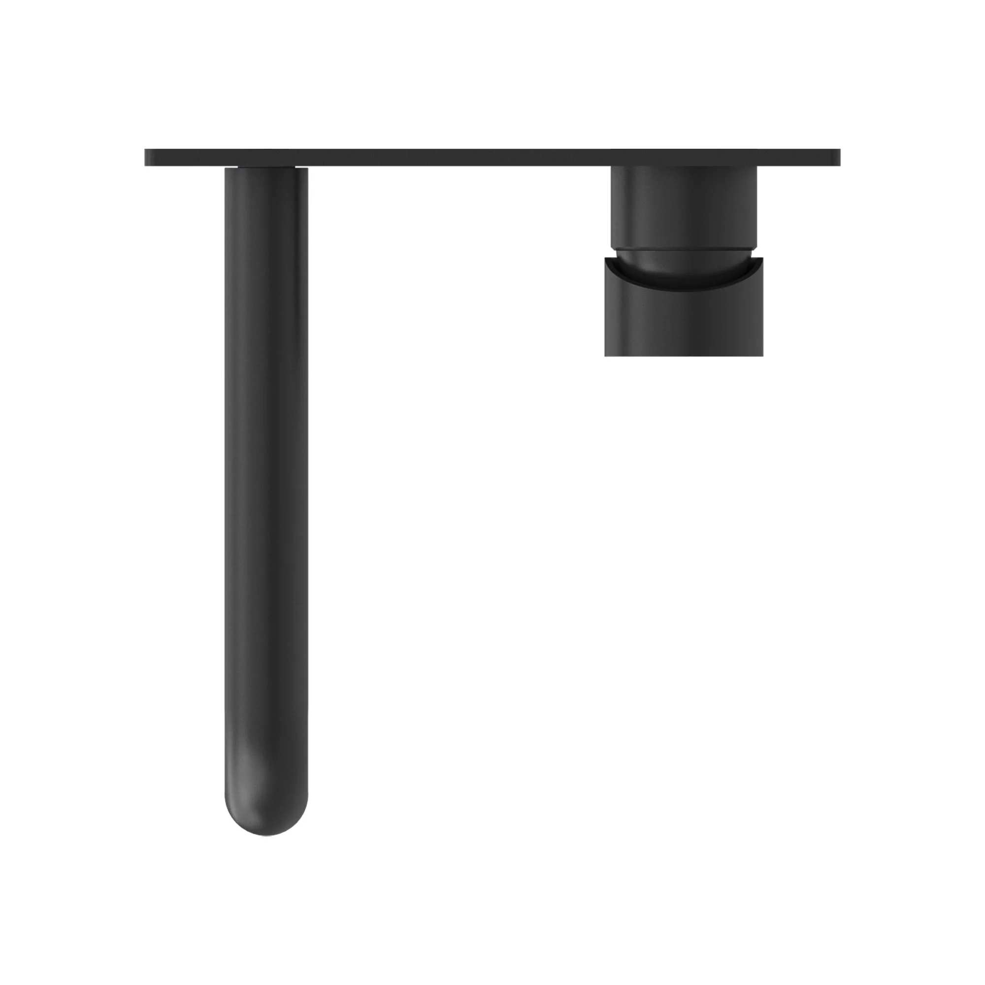 Nero Dolce Wall Basin/Bath Mixer - Black Matte - Image 3