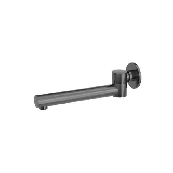 Nero Dolce Wall Mounted Swivel Bath Spout Only - Gun Metal