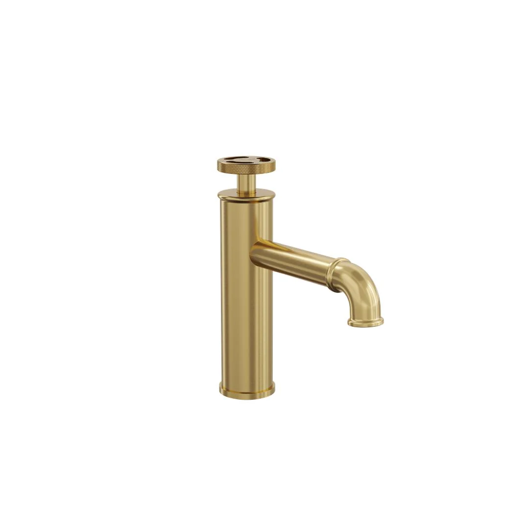 Linsol Dynamik Basin Mixer - Brushed Brass - Image 2