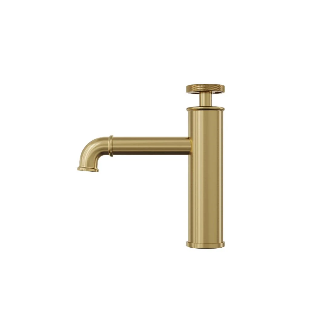 Linsol Dynamik Basin Mixer - Brushed Brass - Image 3
