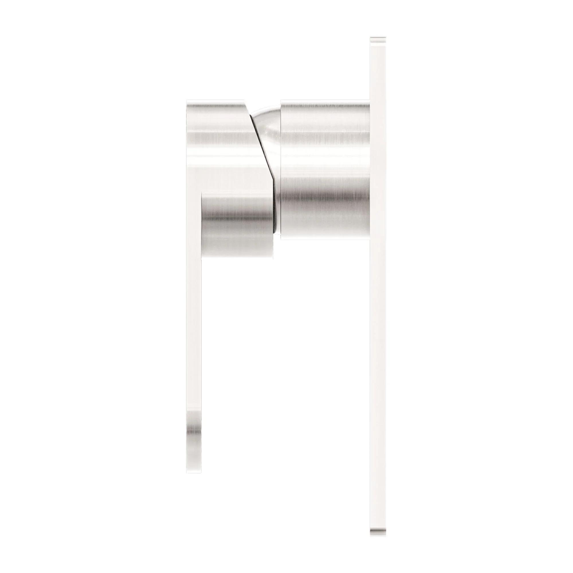 Nero Ecco Shower Mixer - Brushed Nickel - Image 3