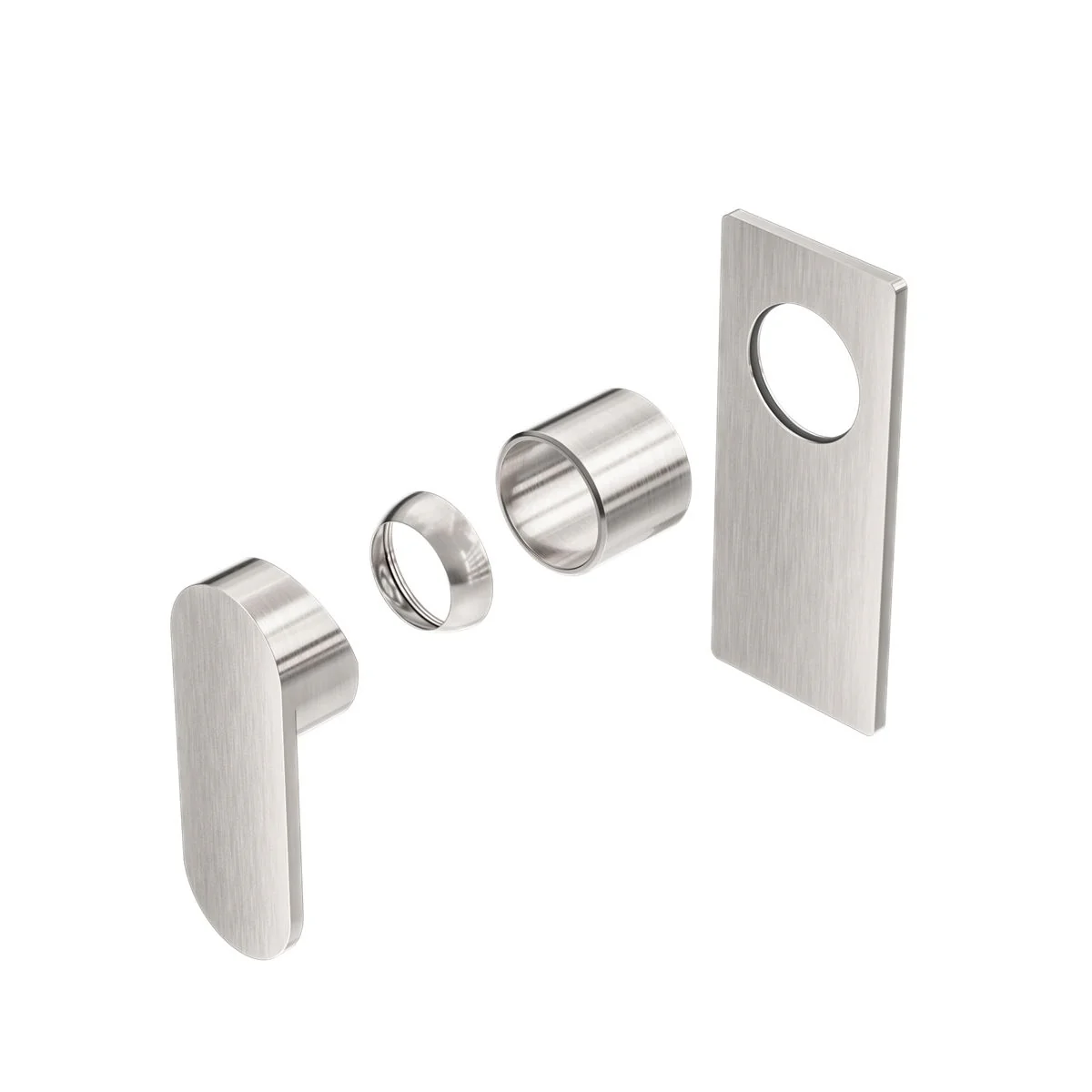 Nero Ecco Shower Mixer (Trim Kit Only) - Brushed Nickel