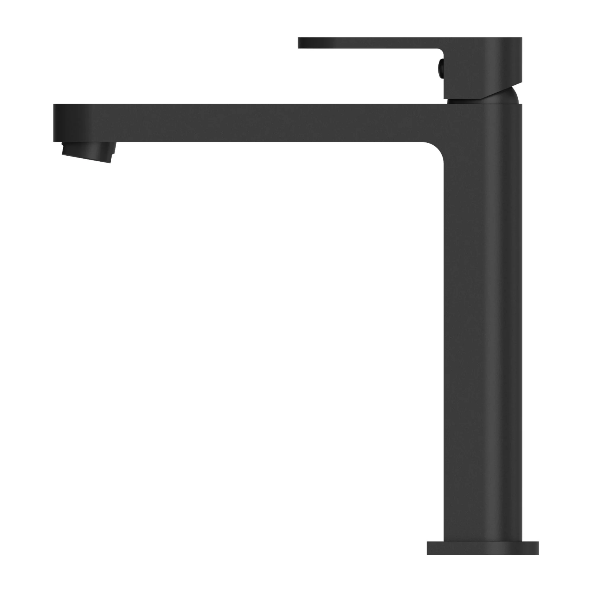 Nero Ecco Tall Basin Mixer - Black Matte - Image 2