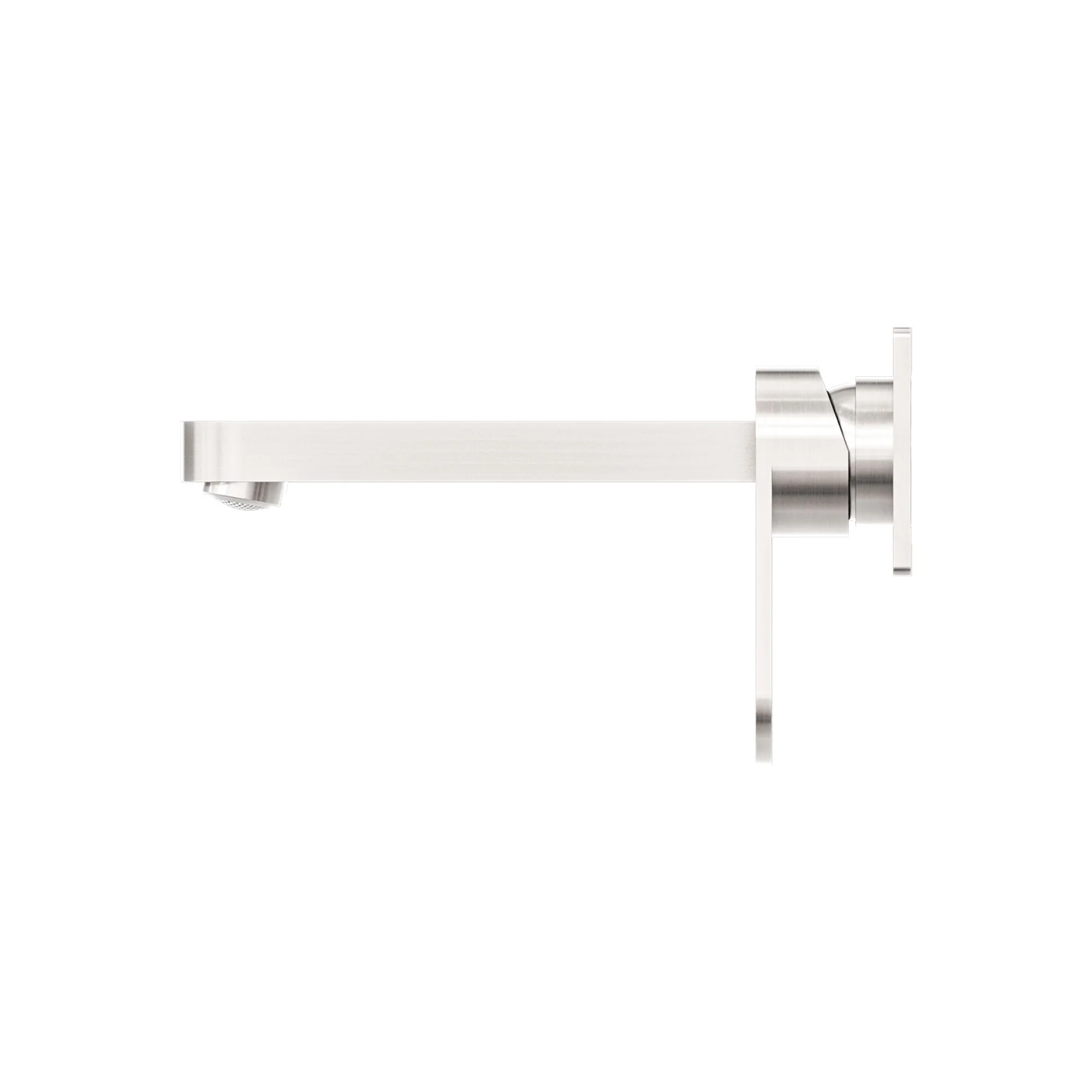 Nero Ecco Wall Basin/Bath Mixer - Brushed Nickel - Image 3