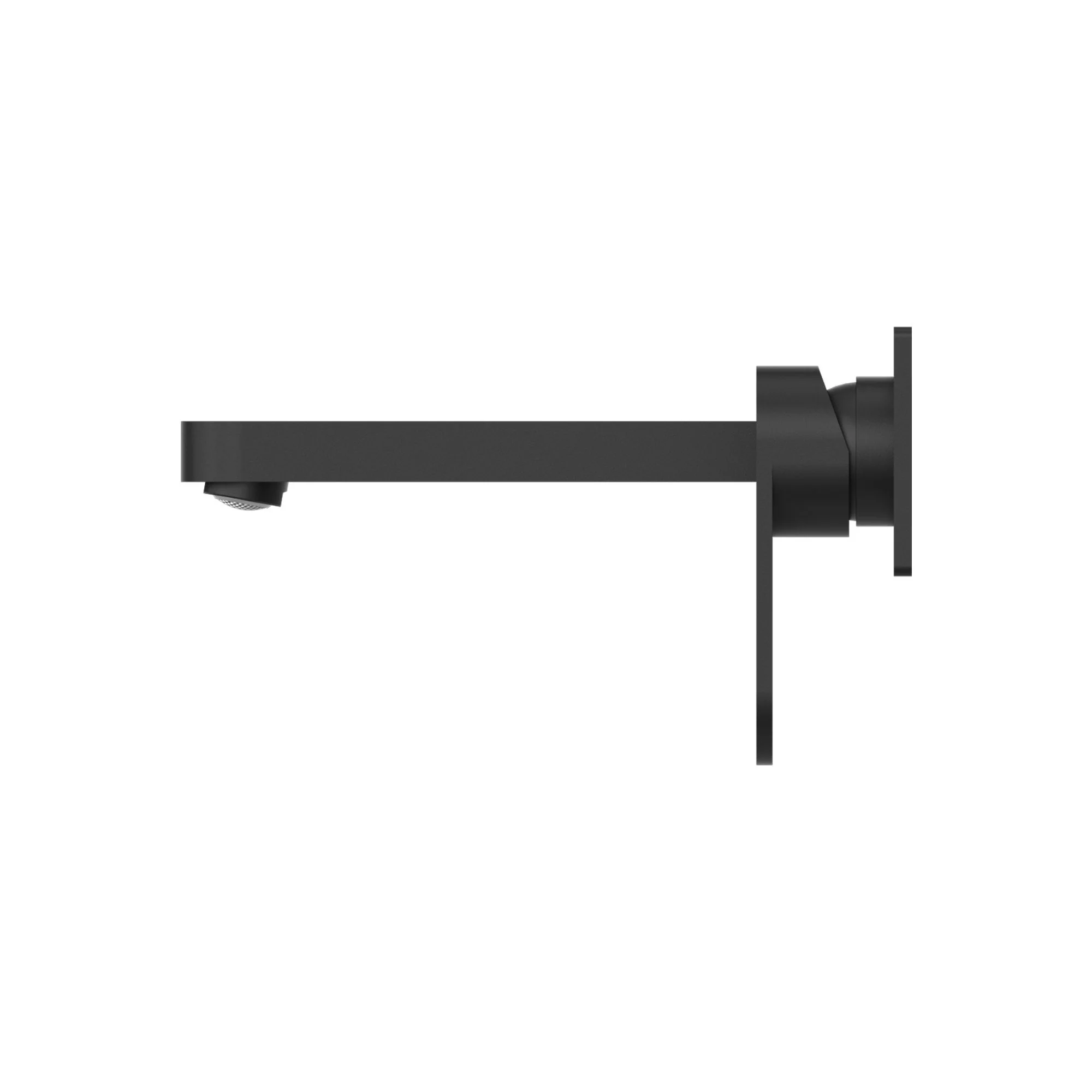 Nero Ecco Wall Basin/Bath Mixer - Black Matte - Image 3