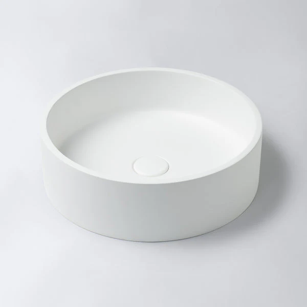 Eight Quarters Concrete Circle White