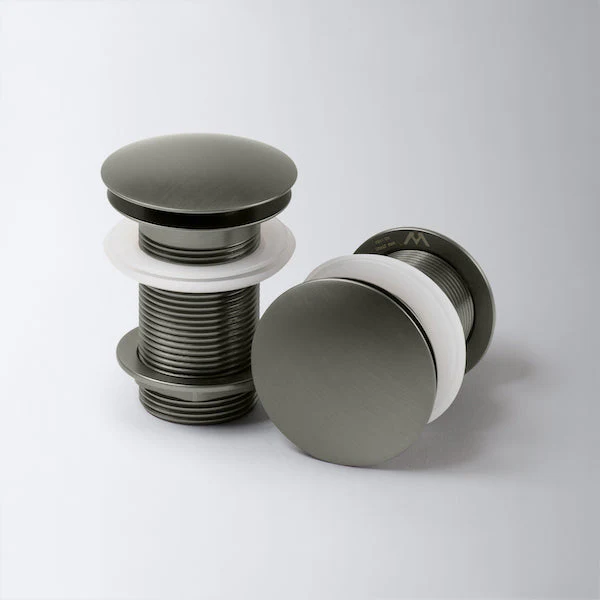 Eight Quarters Gun Metal Metallic Pop-up Waste