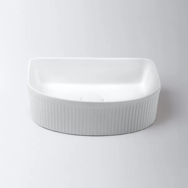 Eight Quarters Piper Fluted Arch - White Matte