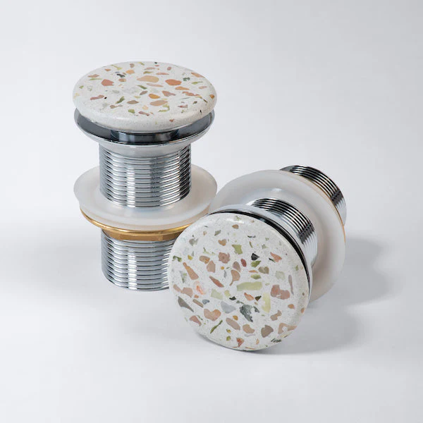 Eight Quarters Terrazzo Mini Pod Siena Basin & Waste - Image 3