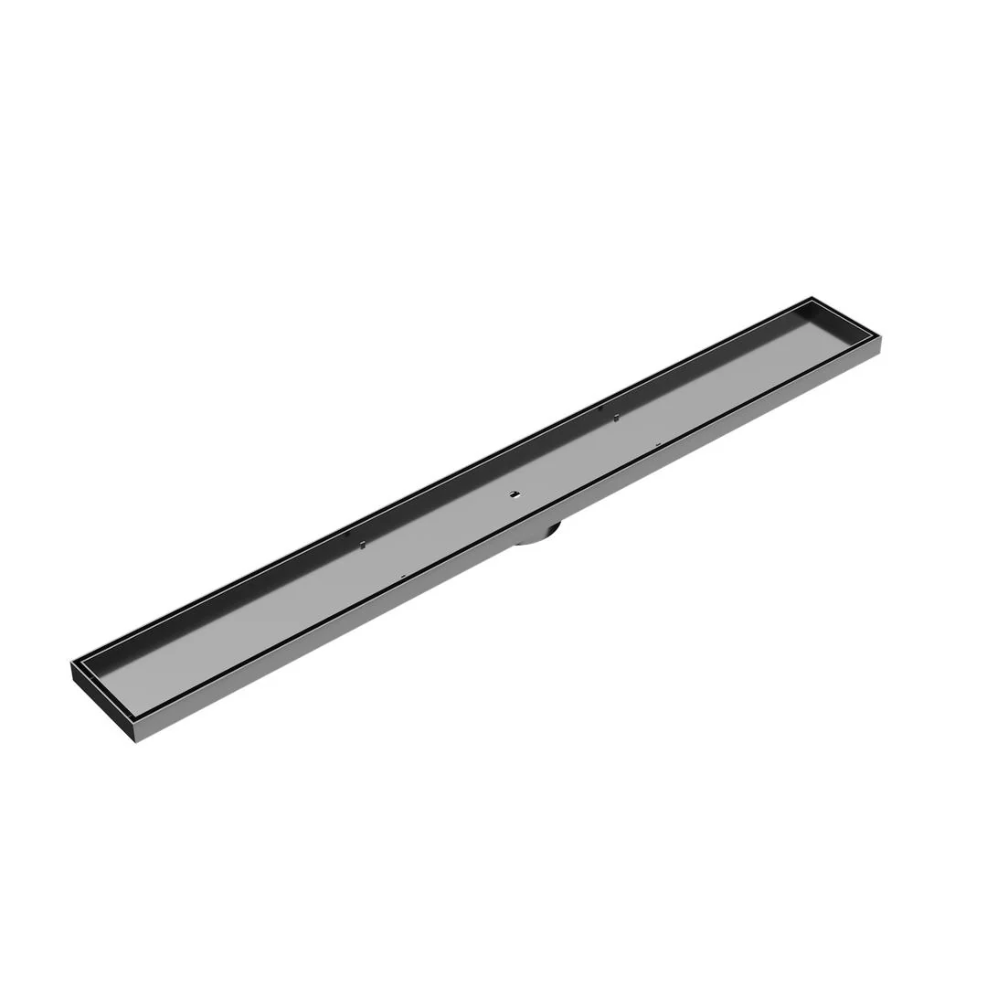 Linsol Ezyflow 1000mm Tile Insert Linear Waste DN89 - Gunmetal