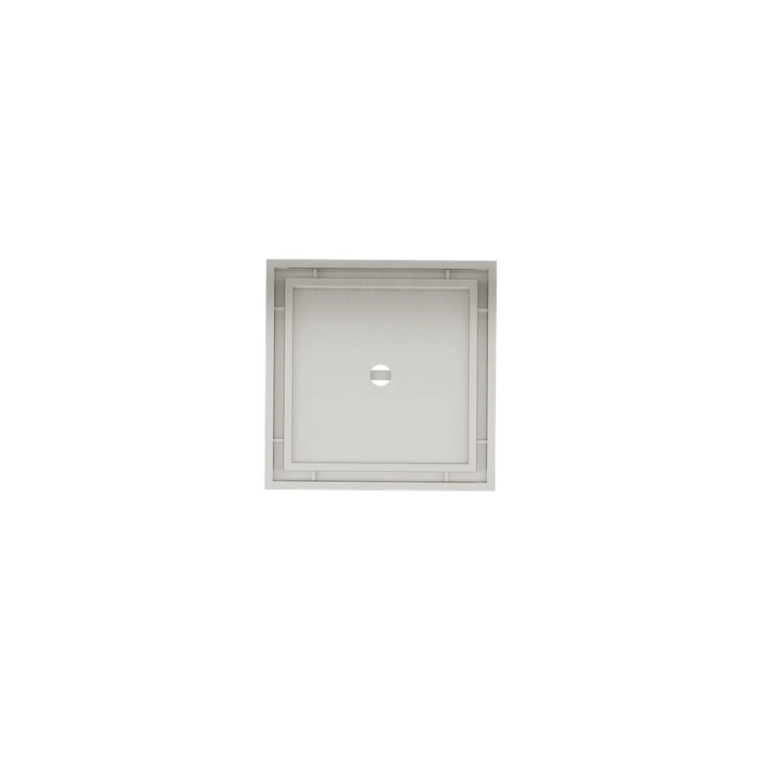 Linsol Ezyflow 110mm Tile Insert Square Waste DN89 - Brushed Nickel - Image 2