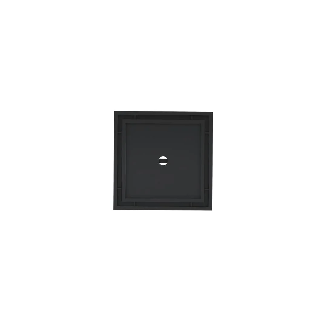 Linsol Ezyflow 110mm Tile Insert Square Waste DN89  - Matte Black - Image 3