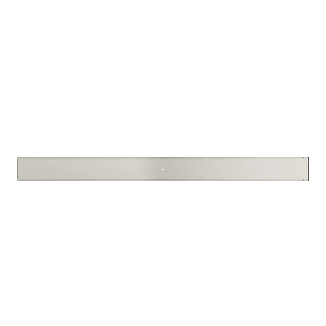 Linsol Ezyflow 1200mm Tile Insert Linear Waste DN89 - Brushed Nickel - Image 2