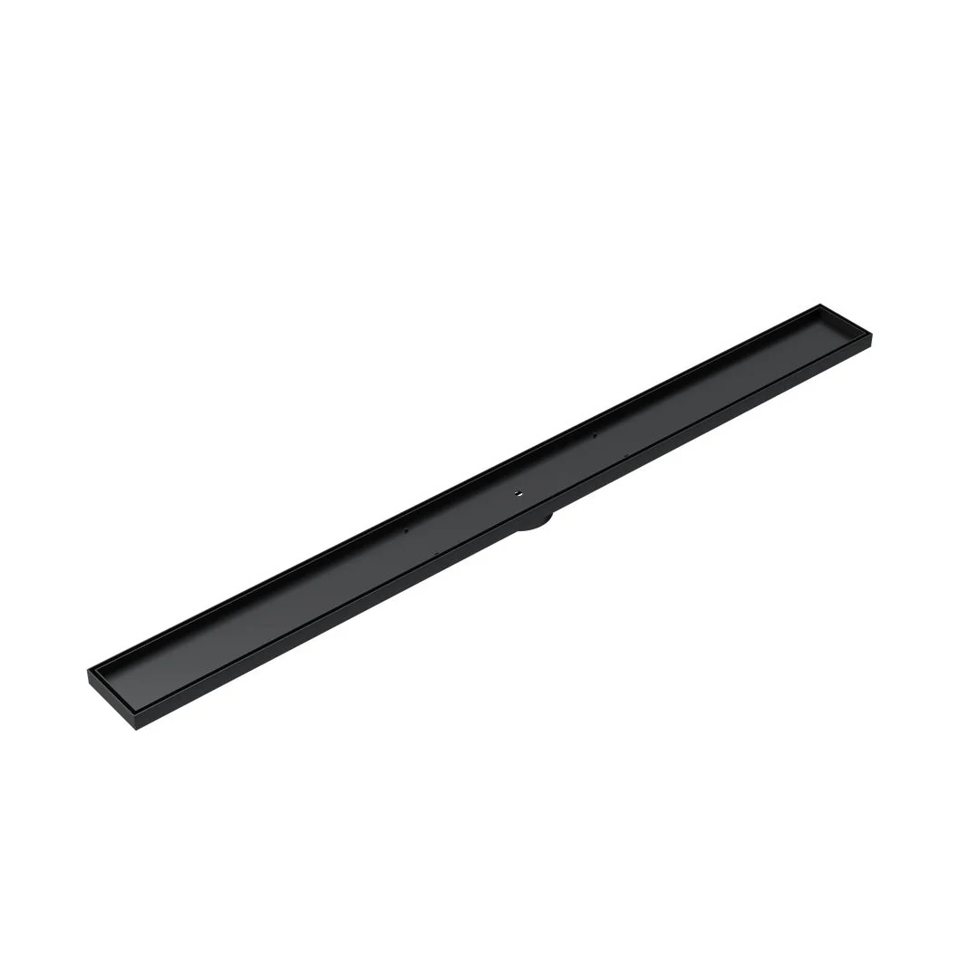 Linsol Ezyflow 1200mm Tile Insert Linear Waste DN89 - Matte Black