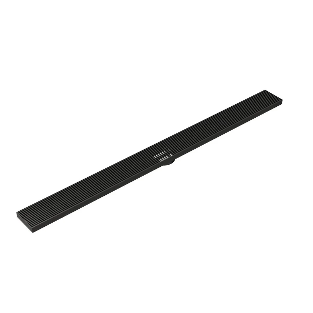 Linsol Ezyflow 1500mm Heelguard Linear Waste DN44 -  Matte Black