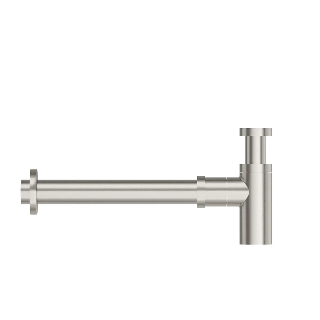 Linsol Ezyflow 32mm Bottle Trap - Brushed Nickel