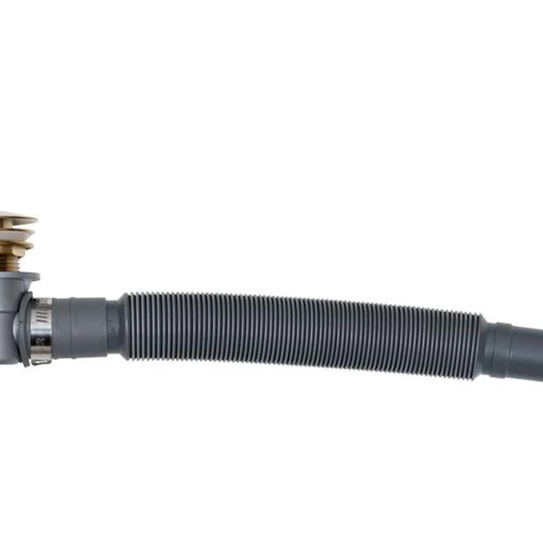 Linsol Ezyflow 40mm Pop-up Waste with Connector -  Brushed Brass - Image 2