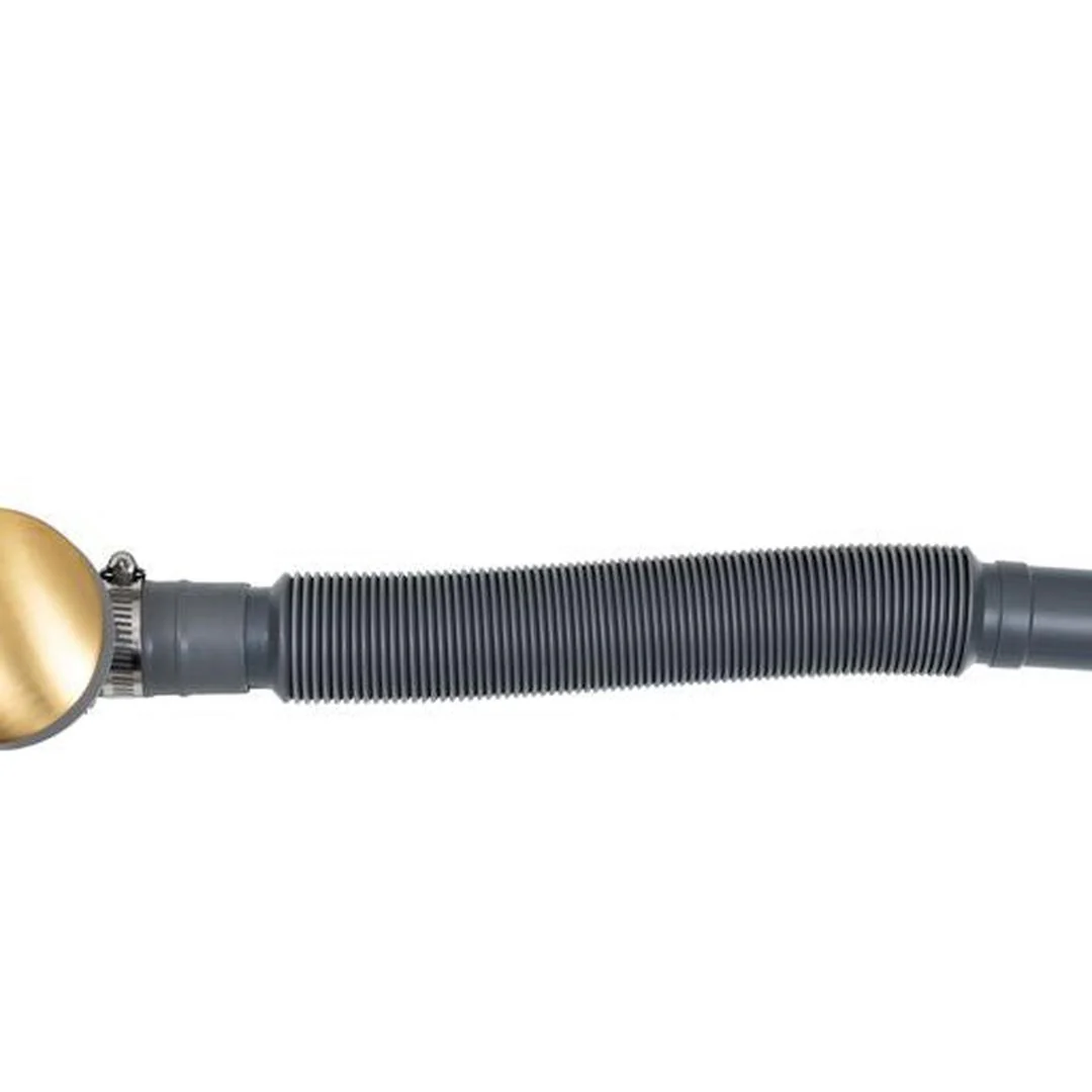Linsol Ezyflow 40mm Pop-up Waste with Connector -  Brushed Brass - Image 3