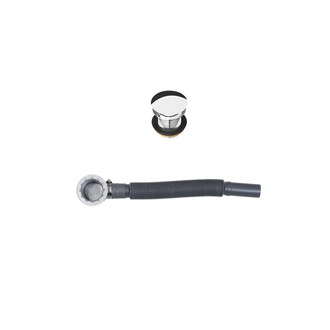 Linsol Ezyflow 40mm Pop-up Waste with Connector - Chrome