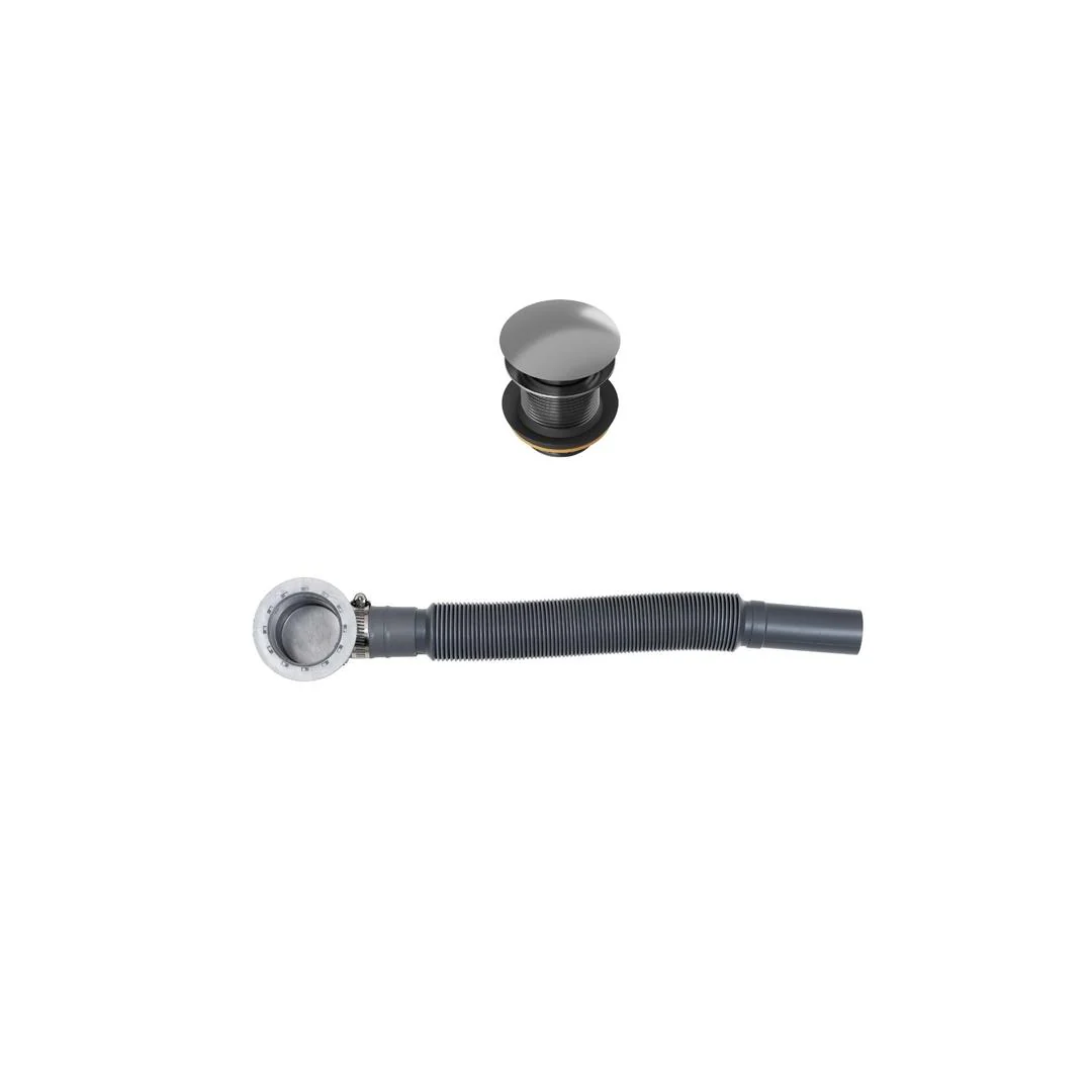 Linsol Ezyflow 40mm Pop-up Waste with Connector - Gunmetal