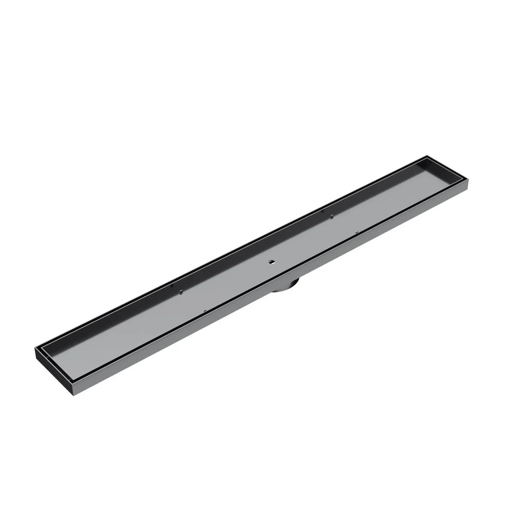 Linsol Ezyflow 800mm Tile Insert Linear Waste DN44 - Gunmetal