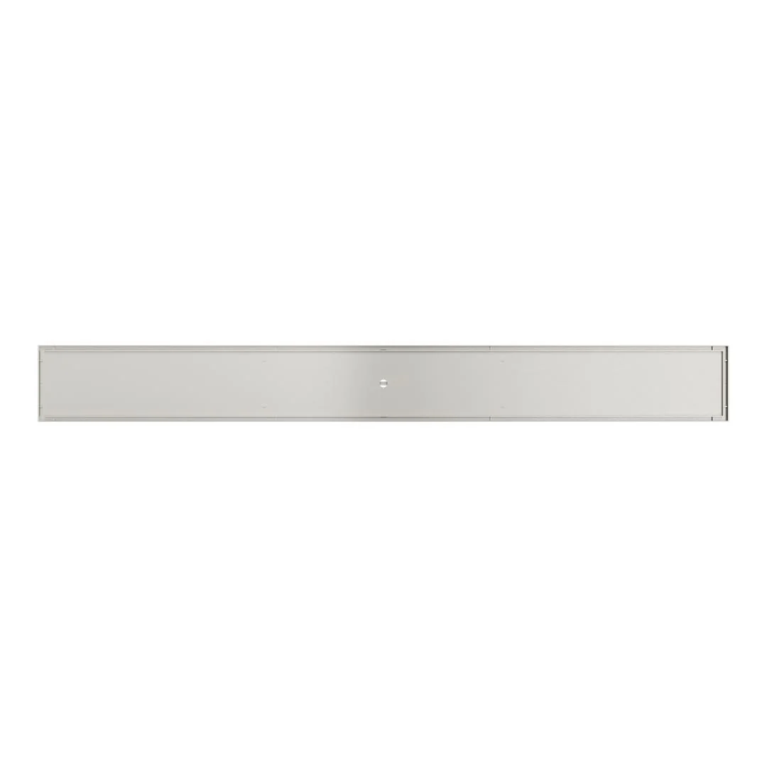 Linsol Ezyflow 900mm Tile Insert Linear Waste DN89 - Brushed Nickel - Image 2