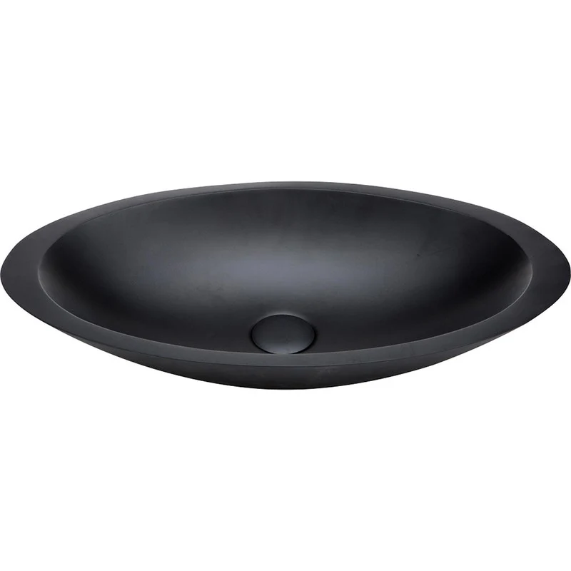 Fienza Bahama Solid Surface Basin - Black Matte - Image 2