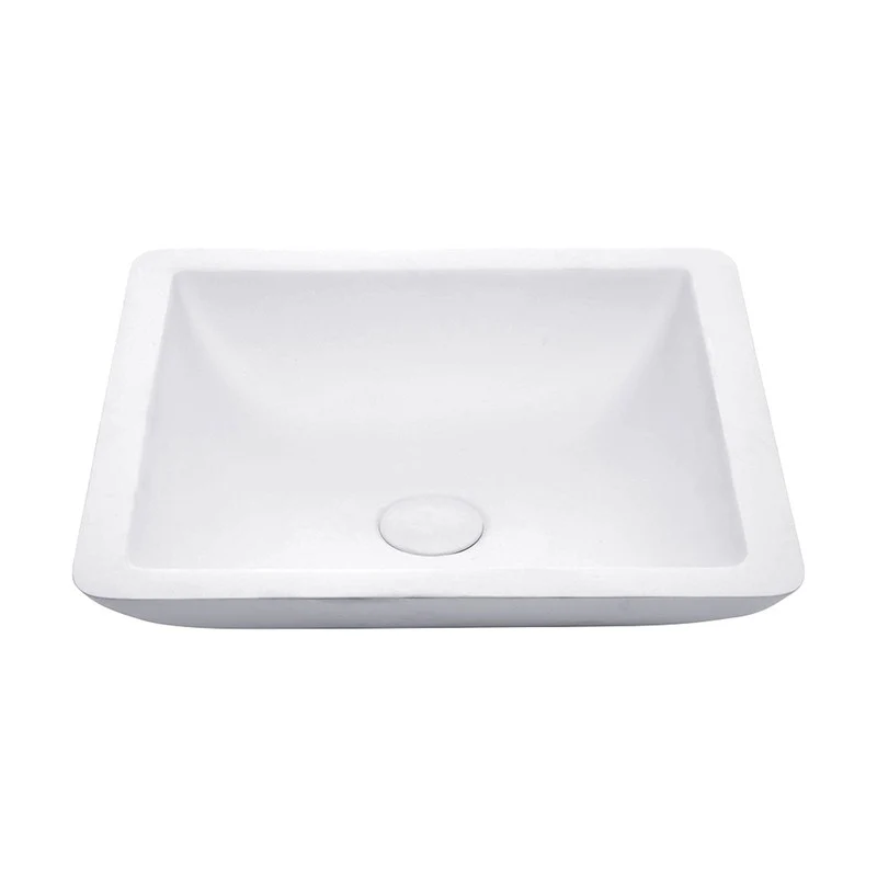 Fienza Classique 420 Cast Stone Above Counter Basin - White Matte - Image 3