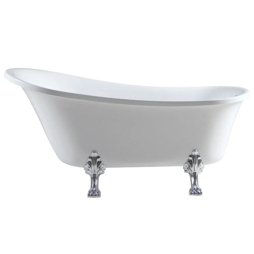 Fienza Clawfoot Freestanding Acrylic Bath - Image 2