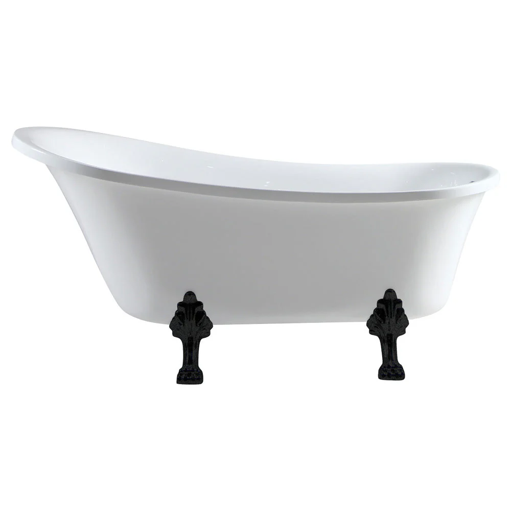 Fienza Clawfoot Freestanding Acrylic Bath - Image 3
