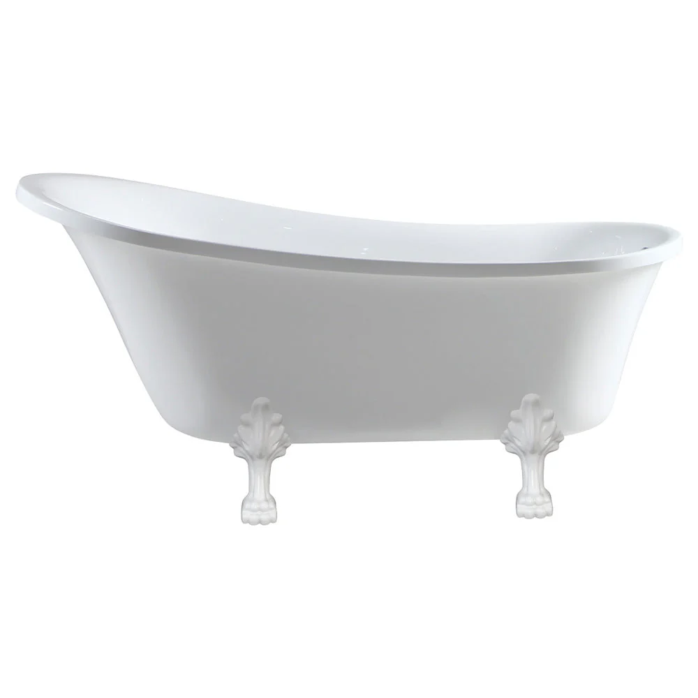Fienza Clawfoot Freestanding Acrylic Bath - Image 4