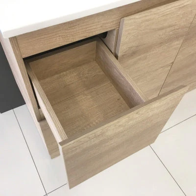 Fienza Dolce Edge Scandi Oak 600mm Freestanding Vanity - Image 3