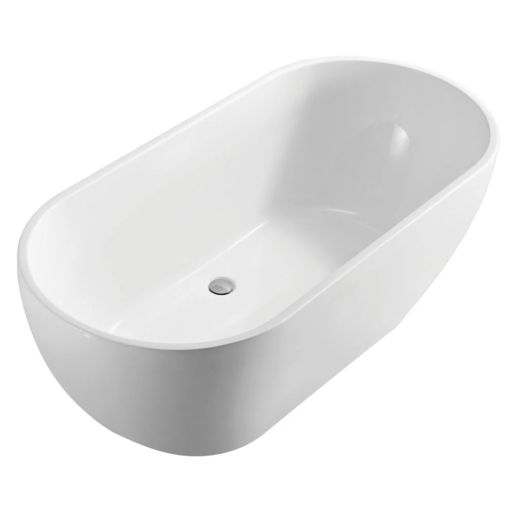 Fienza Koko 1680mm Freestanding Bath - White Matte - Image 2