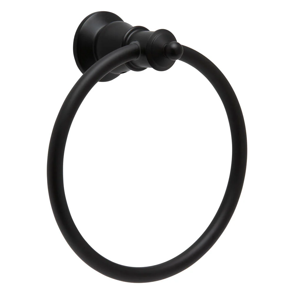Fienza Lillian Towel Ring - Black Matte