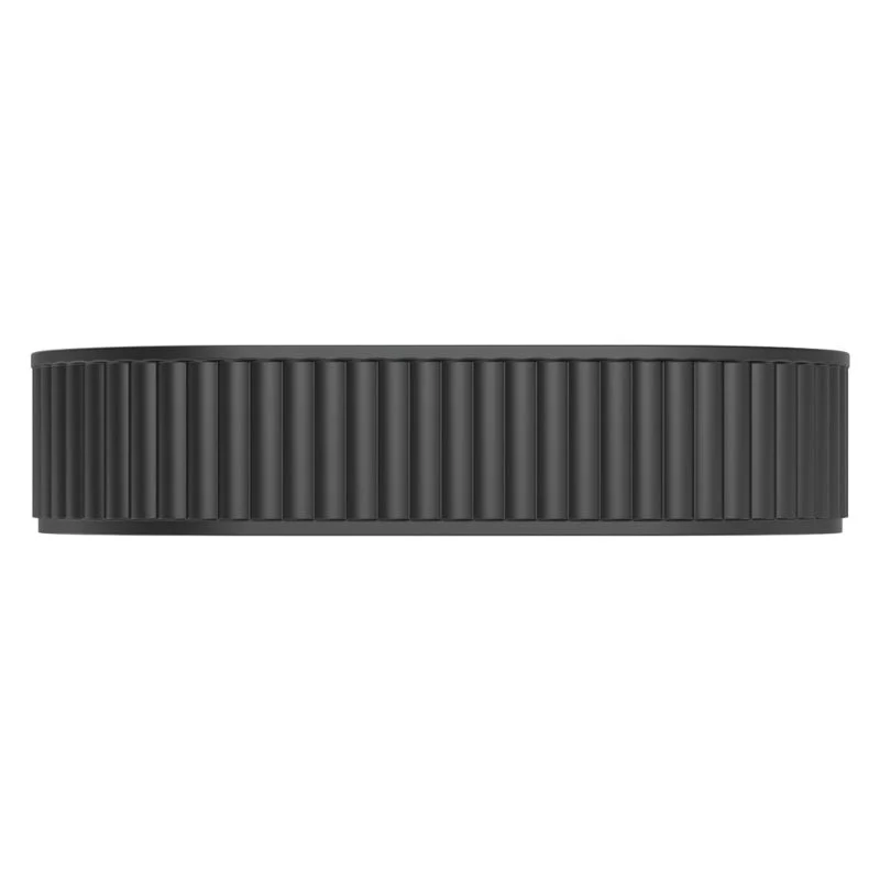 Fienza Minka Pill Solid Surface Above Counter Basin - Black Matte - Image 3