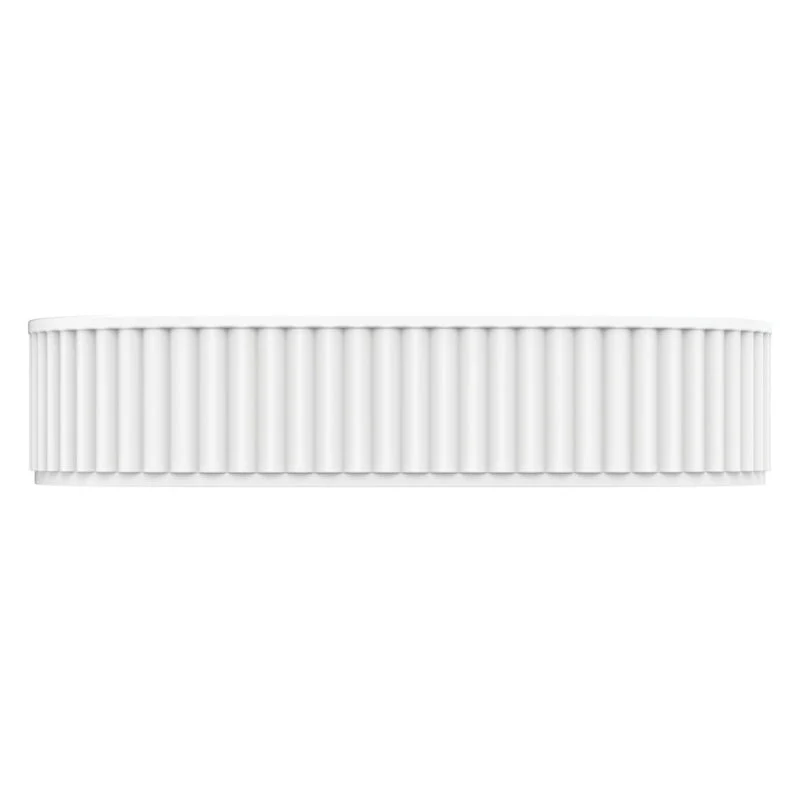 Fienza Minka Pill Solid Surface Above Counter Basin - White Matte - Image 3