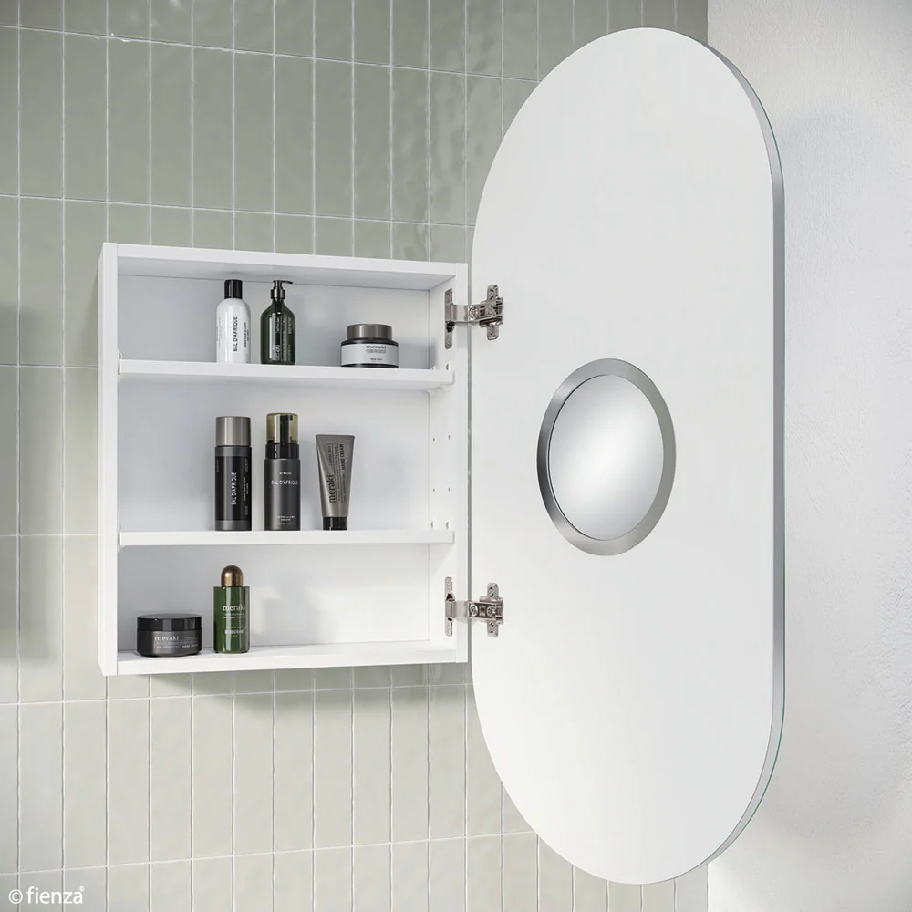 Fienza Pill Mirror Cabinet, 450 x 900mm - Image 4