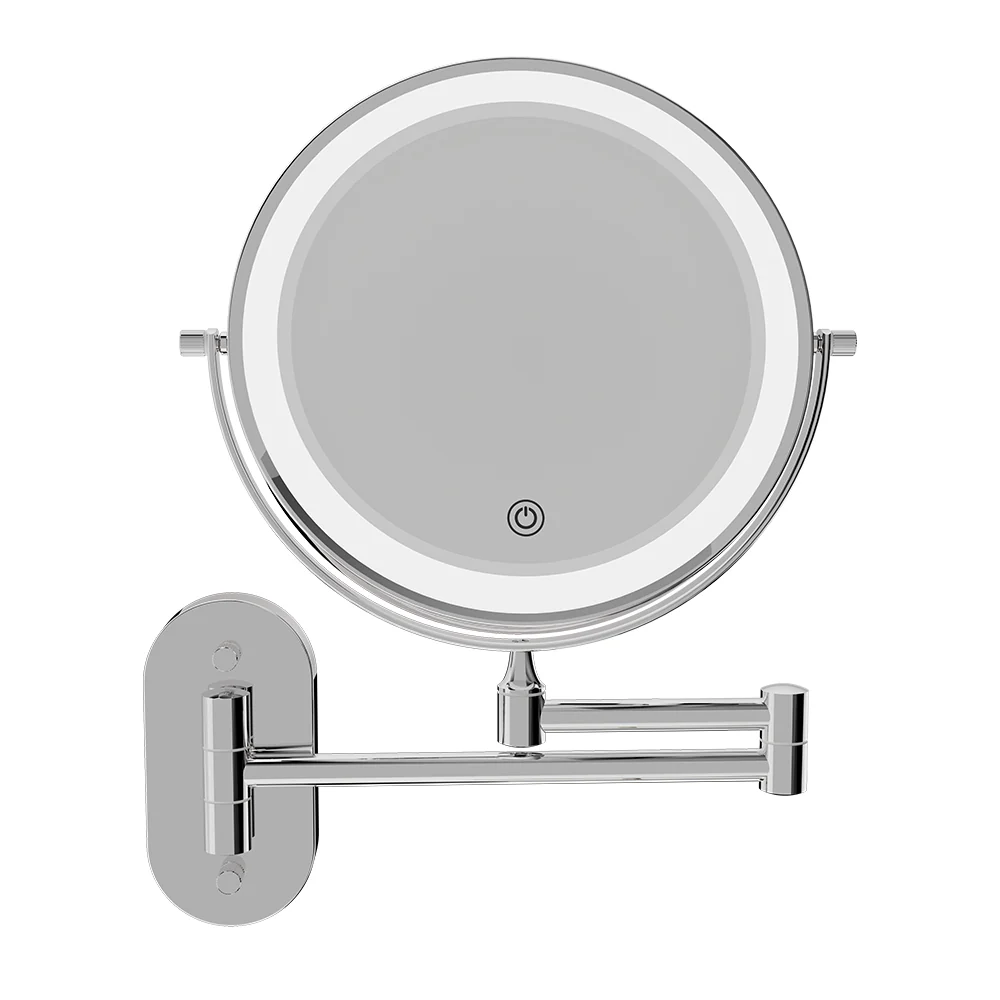 Fienza Swivel LED Magnifying Mirror, Chrome - Image 4