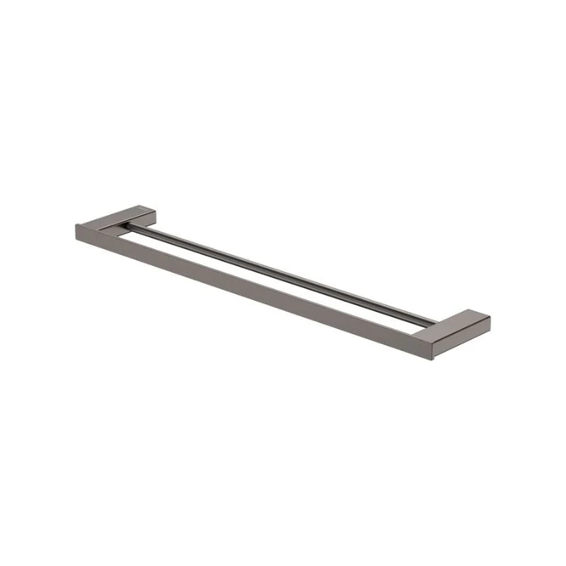 Fienza Tono Double Towel Rail, 610 mm - Gun Metal