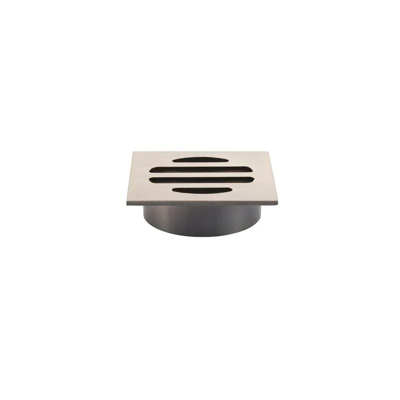 Meir Square Floor Grate Shower Drain 50mm outlet - Champagne