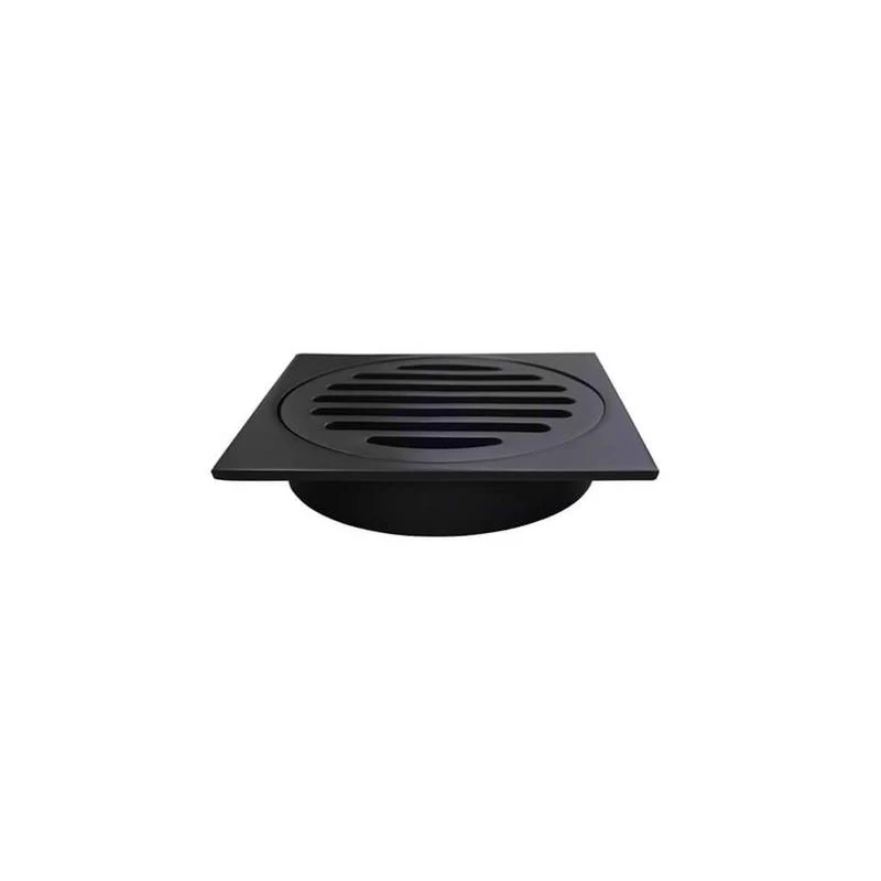 Meir Square Floor Grate Shower Drain 100mm outlet - Black Matte