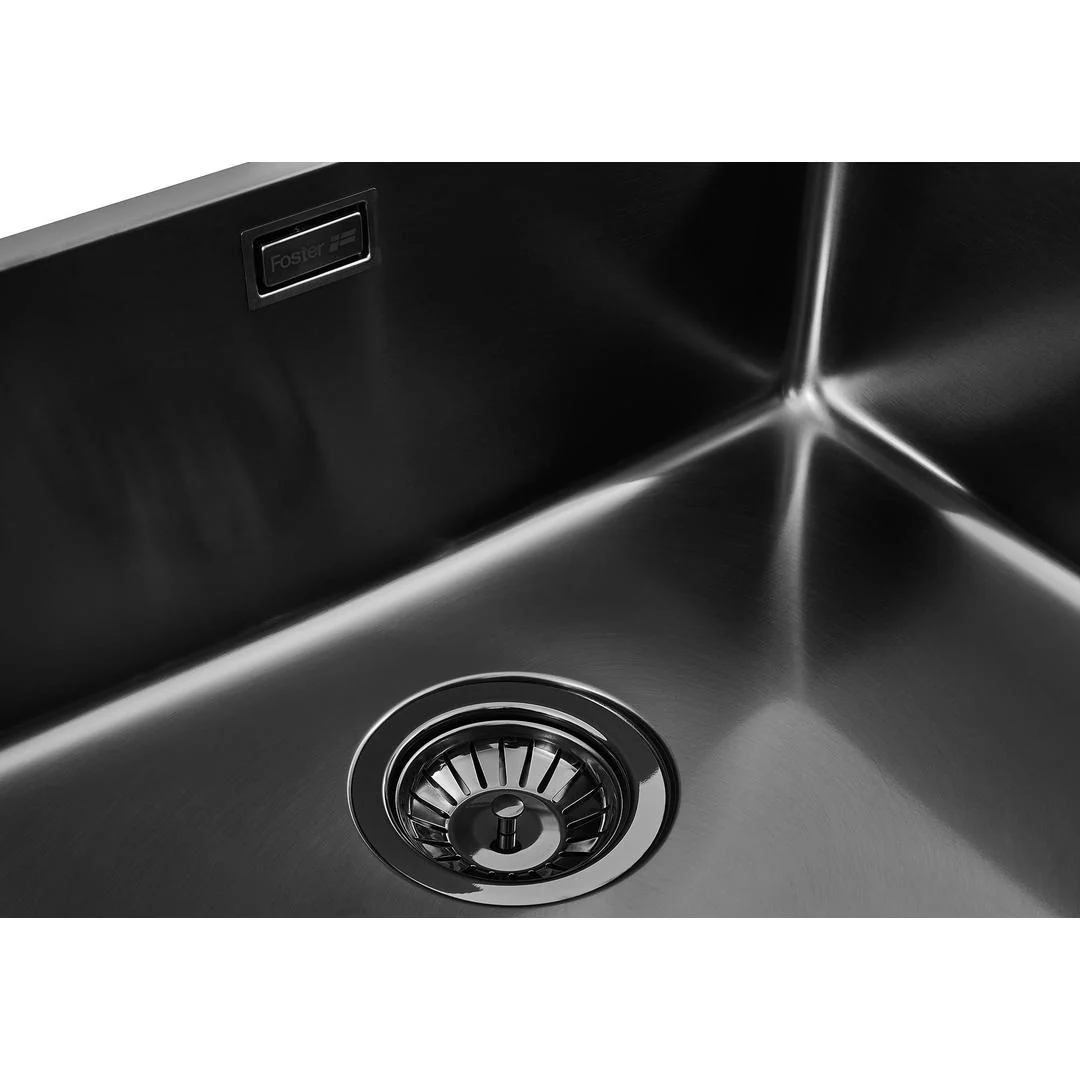 Linsol Foster Ke Sink 540×440 Undermount - Foster Brushed Gunmetal - Image 2