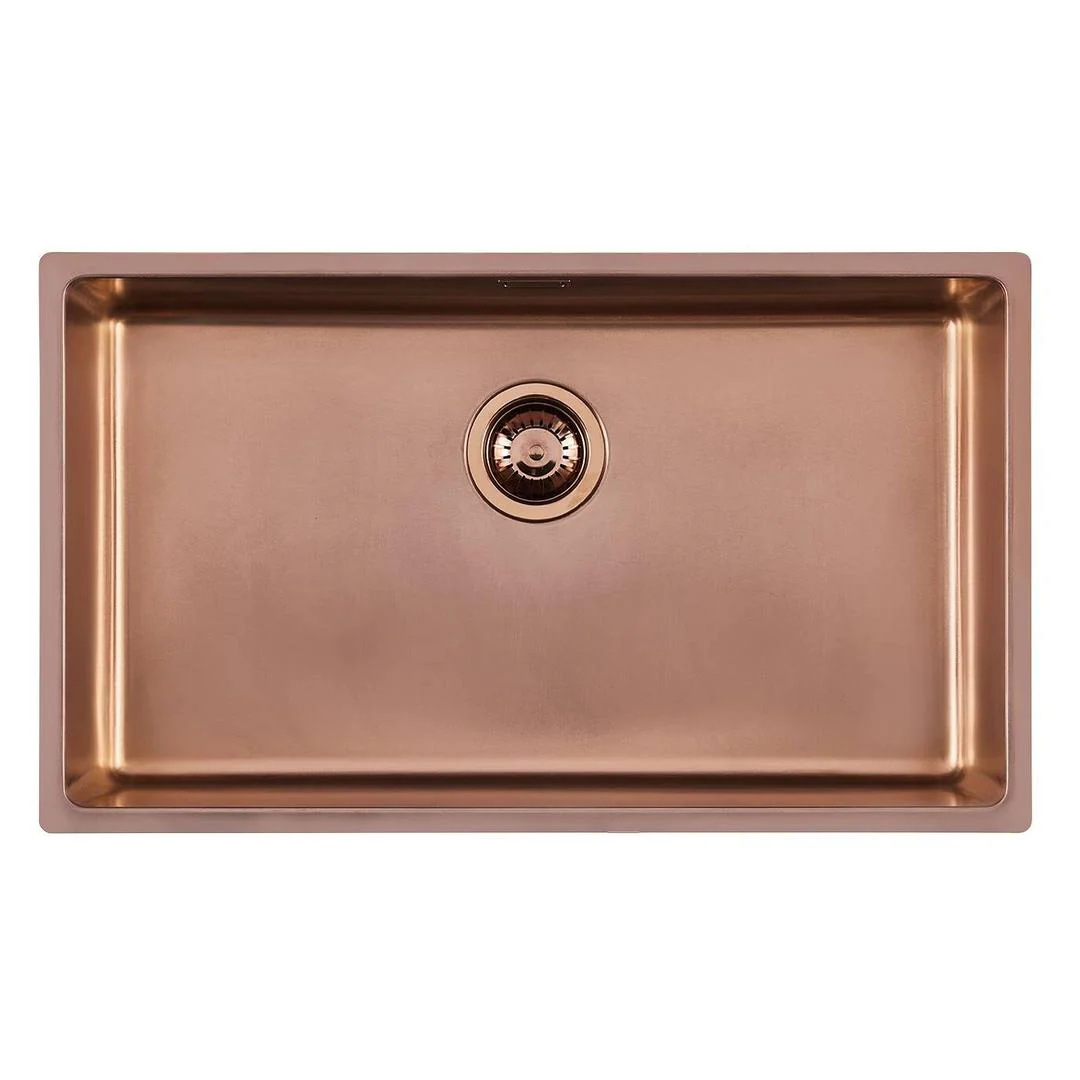 Linsol Foster Ke Sink 750×440 Undermount - Foster Vintage Copper