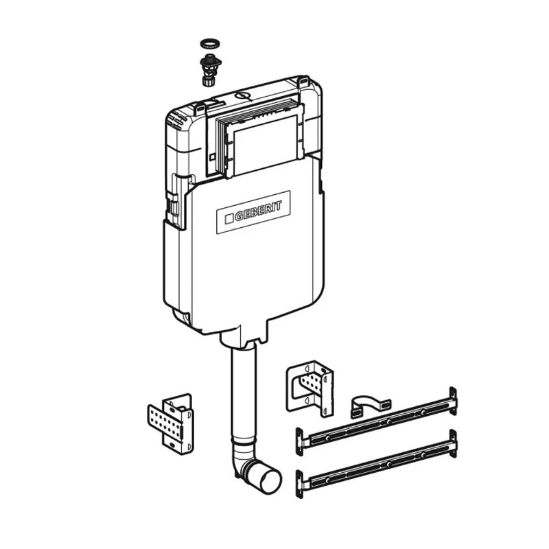 Geberit Sigma 8 Concealed In-Wall Cistern - 4 Star - Image 2