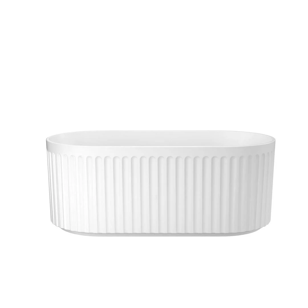Linsol Georg 1500mm Freestanding Bath - Gloss White