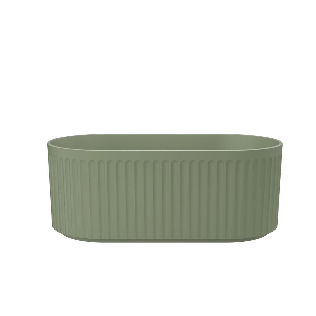 Linsol Georg 1700mm Freestanding Bath - Sage Green