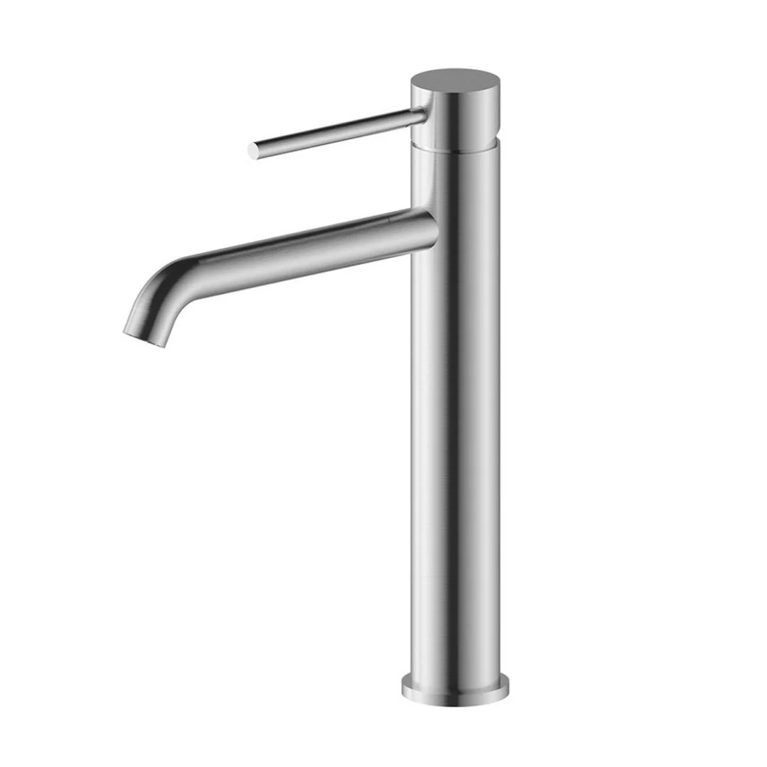 Linsol Gigi S3 Tall Basin Mixer - Brushed Nickel