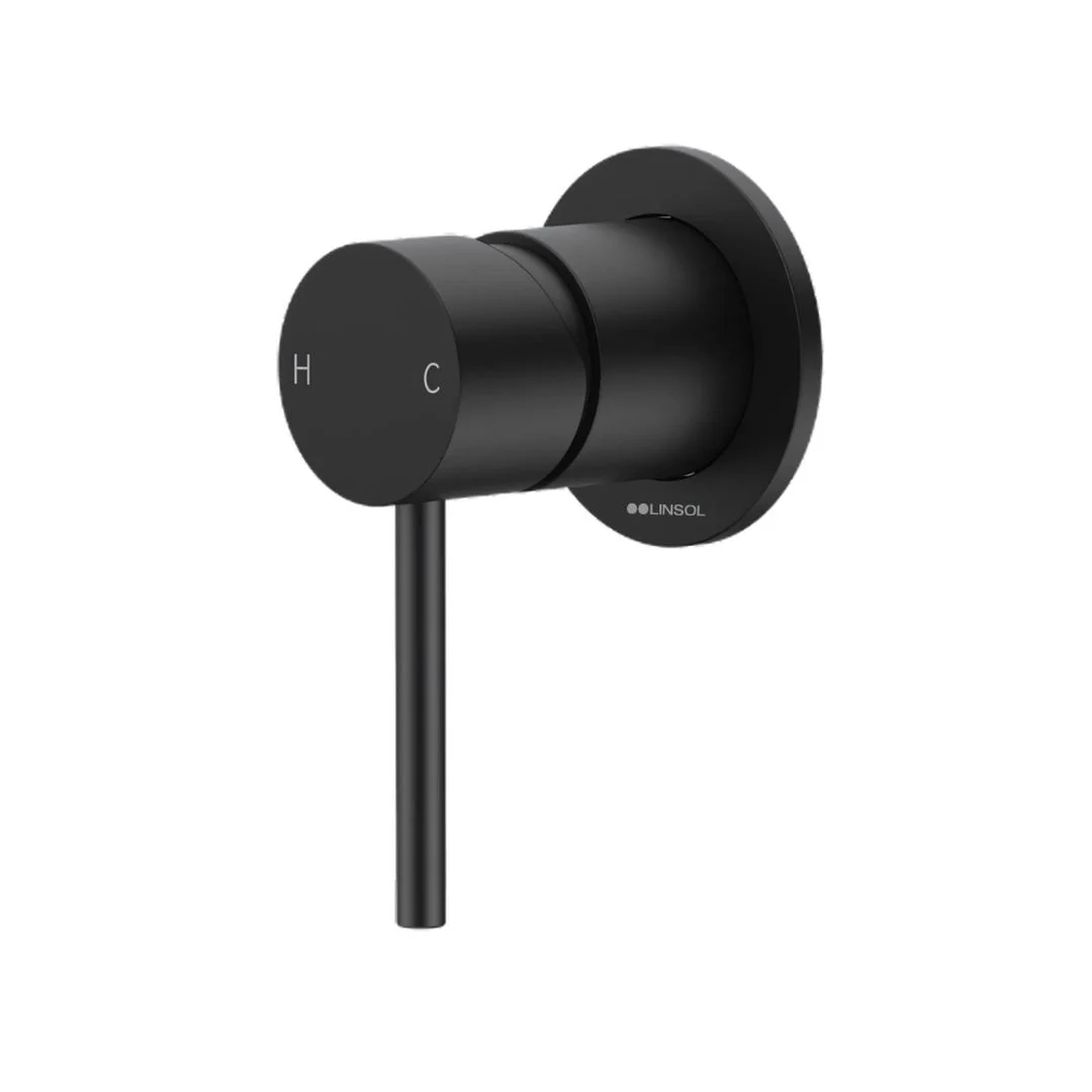 Linsol Gigi S3 Wall Mixer - Matte Black