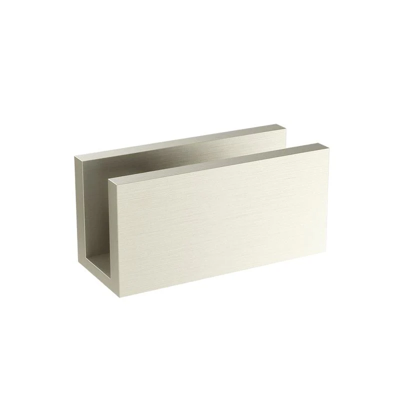 Meir Glass Fixing U Bracket - PVD Brushed Nickel